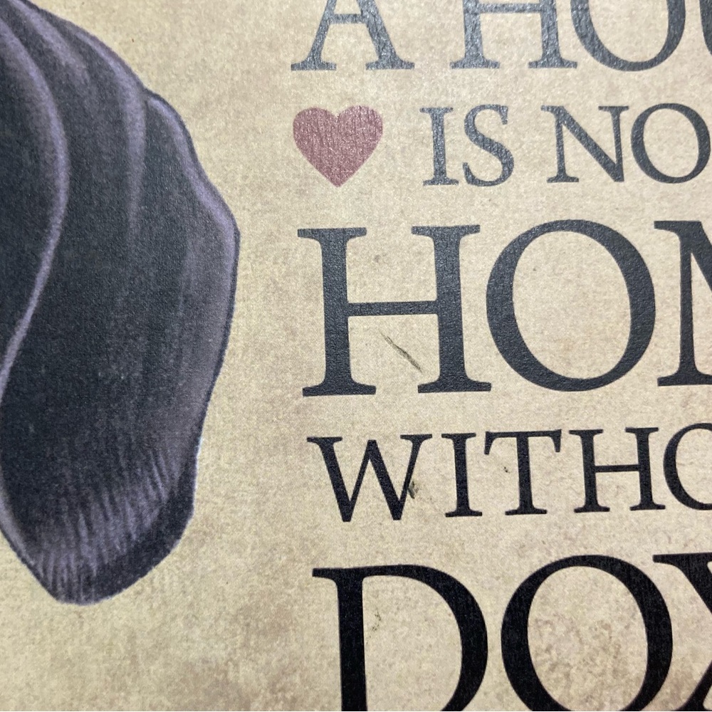 3/$10 - Dachshund Home 5x10 Hanging Plaque - Picture 5 of 5